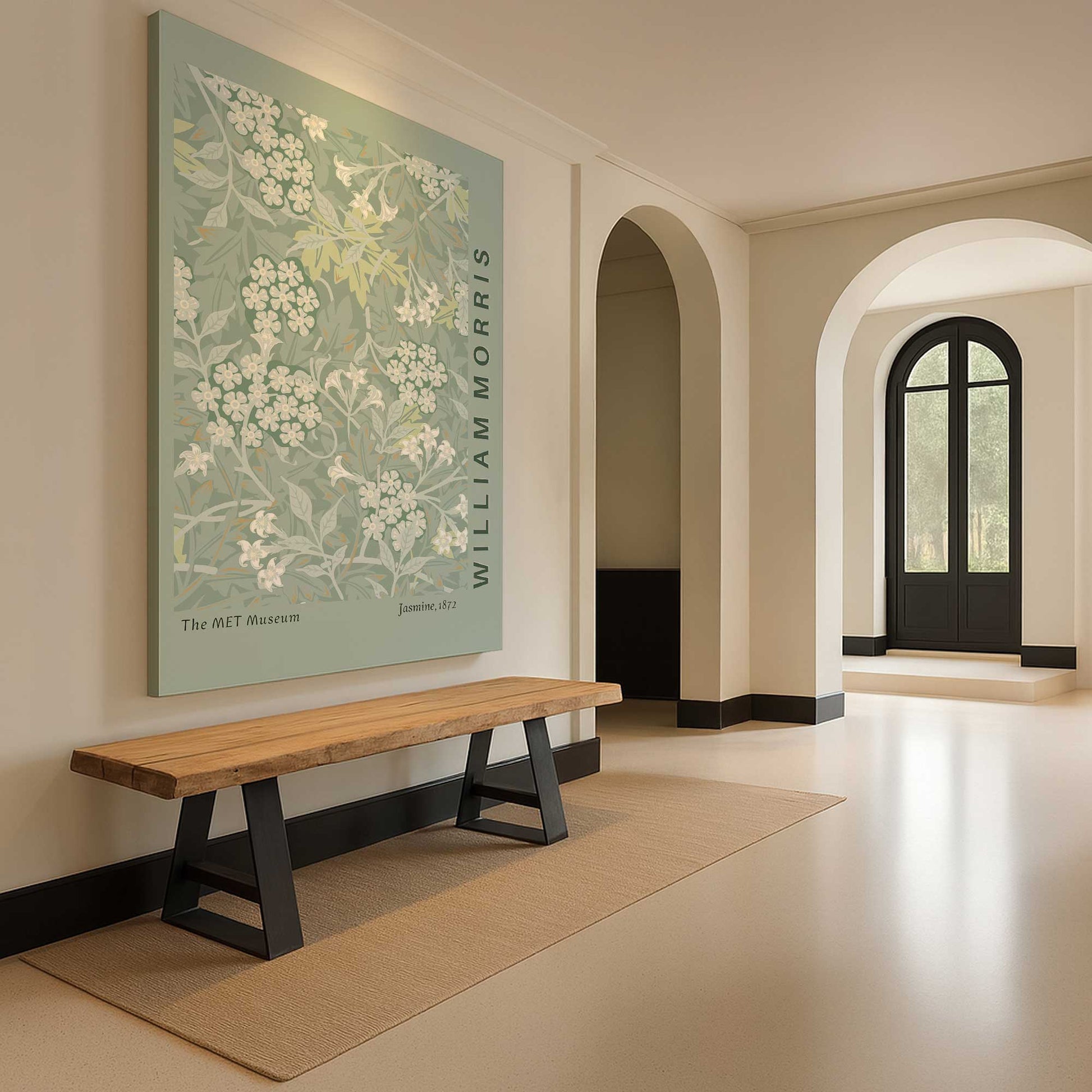 [Color:Stretched Canvas], Picture of art in a room
