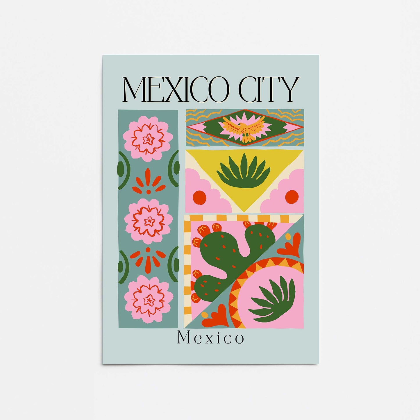 Mexico City Folk Art Promotional Rolled Print
