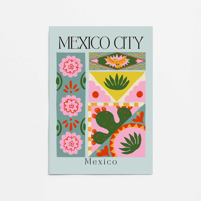 Mexico City Folk Art Promotional Rolled Print