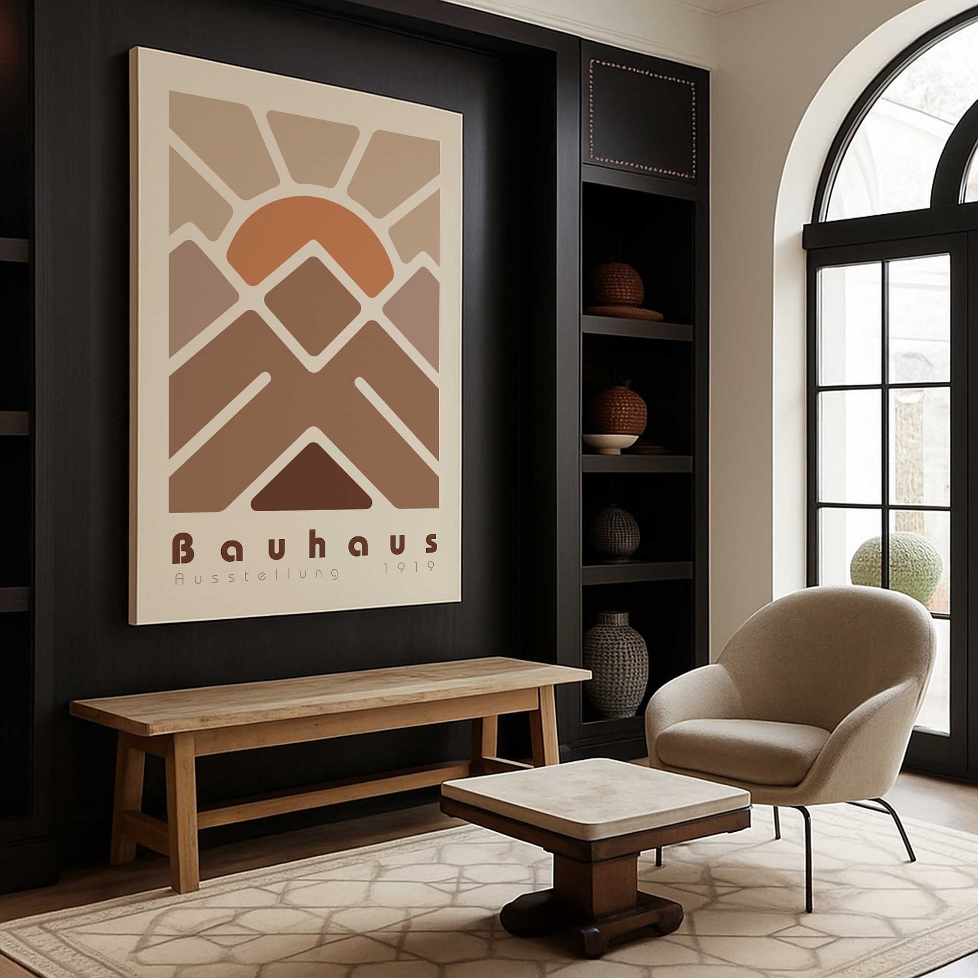 [Color:Stretched Canvas], Picture of art in a room