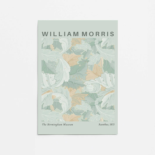 Soft Green Acanthus by William Morris Promotional Rolled Print