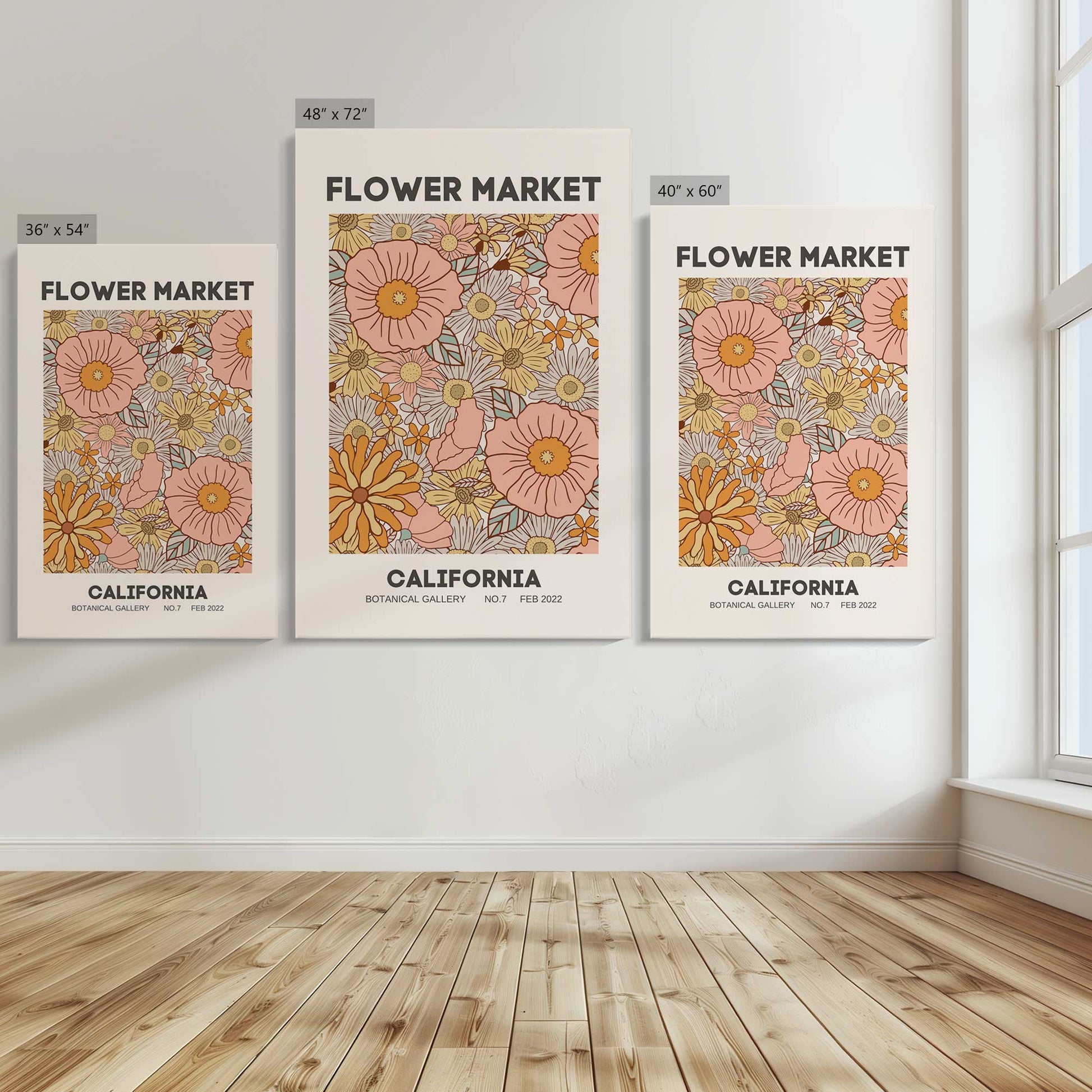 [Color:Stretched Canvas], Image showing the size comparisons