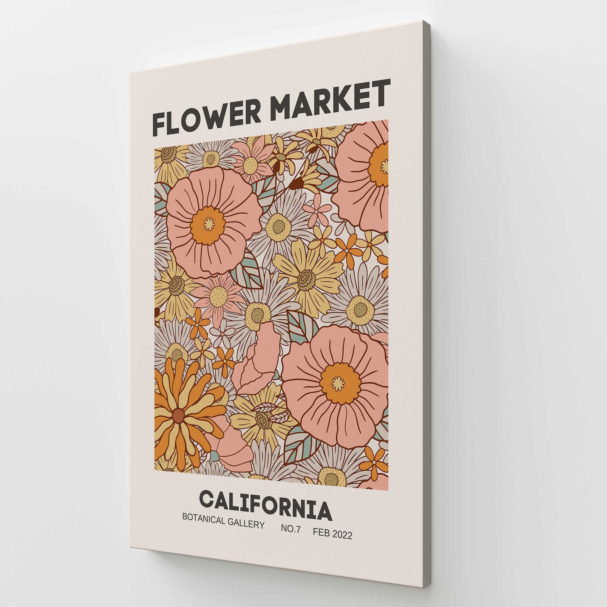 [Color:Stretched Canvas], Picture of art at an angle