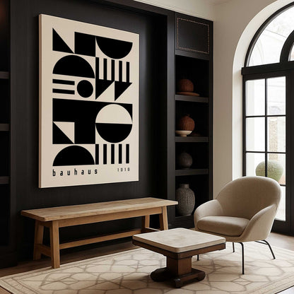 [Color:Stretched Canvas], Picture of art in a room