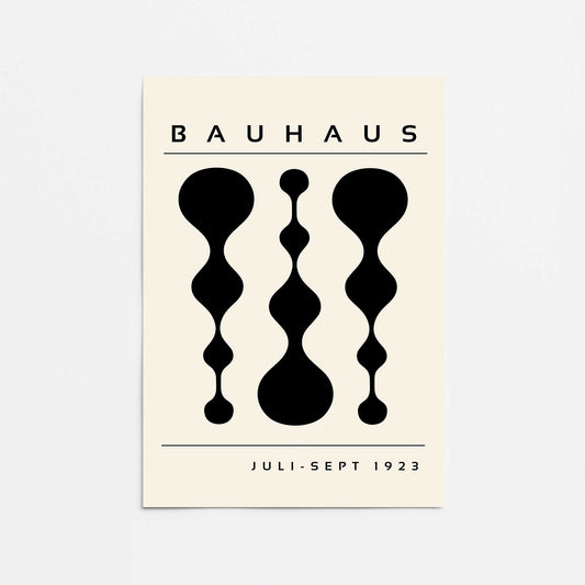 Bauhaus Liquid Geometry Promotional Rolled Print