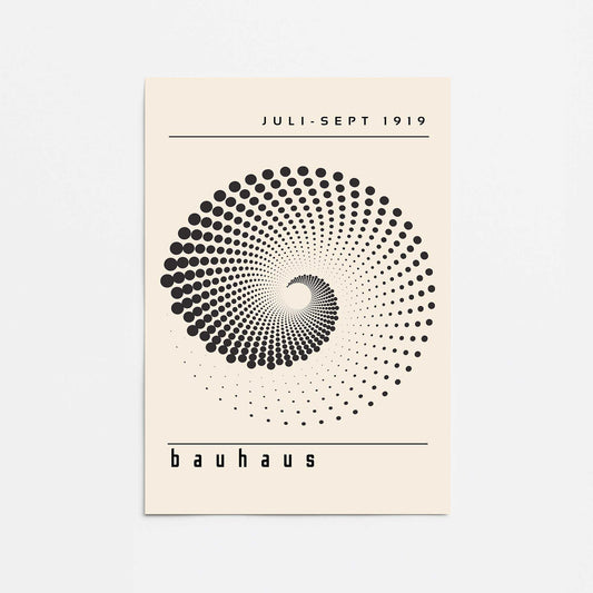 Bauhaus Optical Revolution Promotional Rolled Print