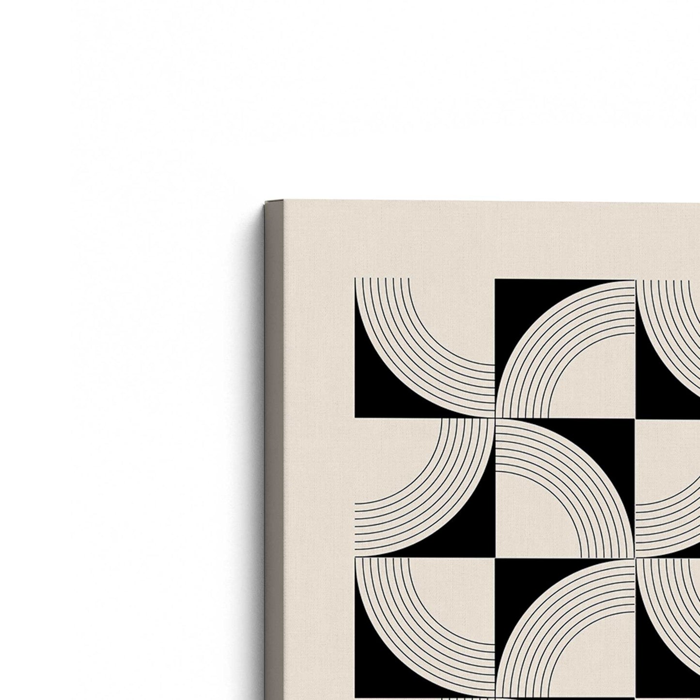 [Color:Stretched Canvas], Picture of the corner of the art