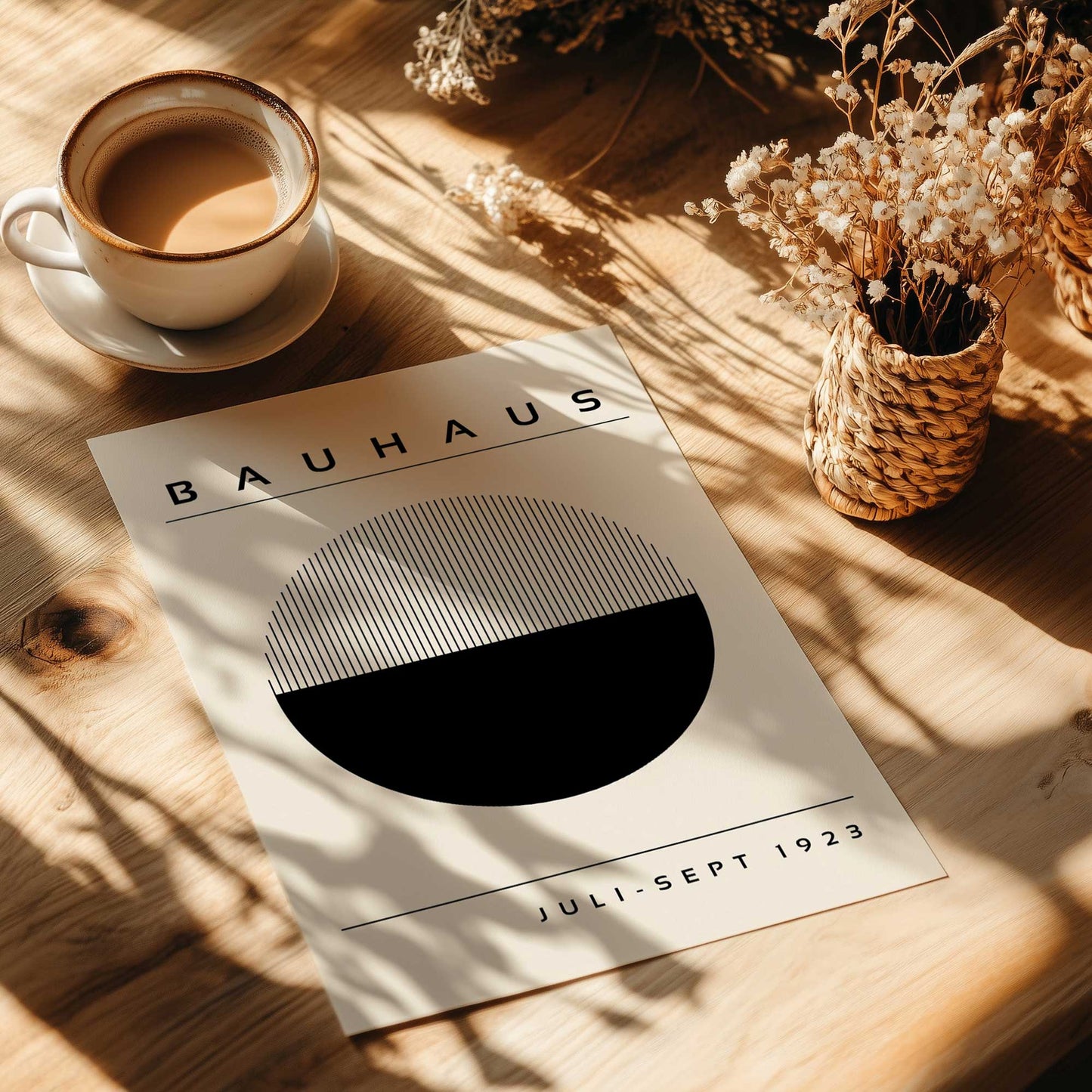 Bauhaus Eclipse of Geometry Print