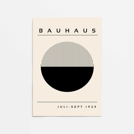Bauhaus Eclipse of Geometry Promotional Rolled Print