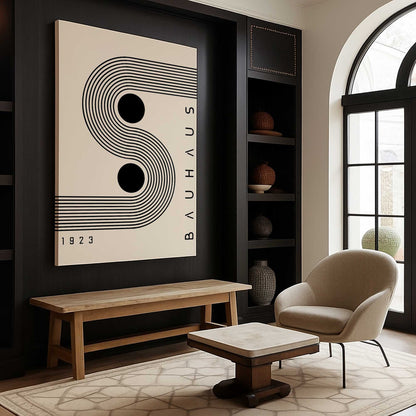 [Color:Stretched Canvas], Picture of art in a room