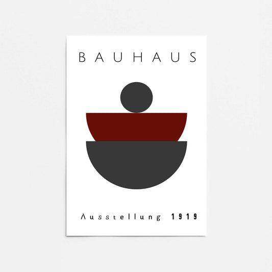 Bauhaus Balanced Forms Promotional Rolled Print