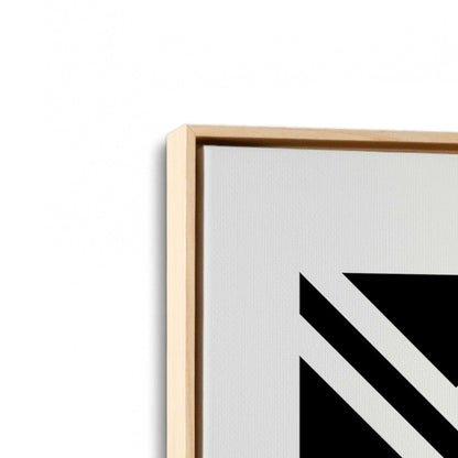 [Color:American Maple], Picture of art in a American Maple frame at an angle