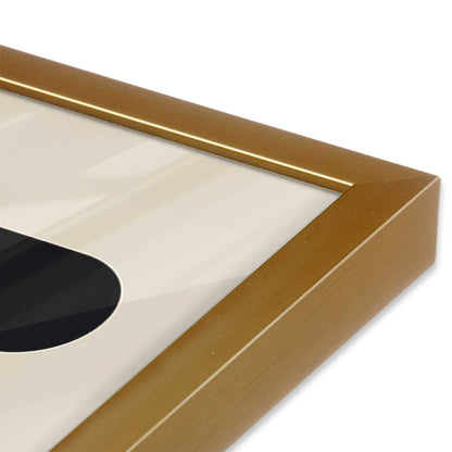 [Color:Polished Gold], Picture of art in a Polished Gold frame of the corner