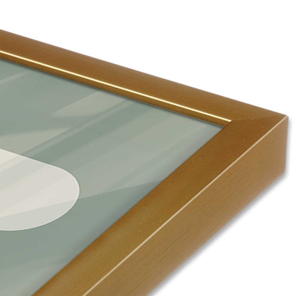 [Color:Polished Gold], Picture of art in a Polished Gold frame at an angle