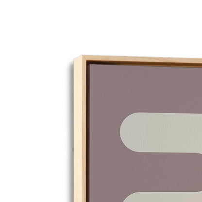 [Color:American Maple], Picture of art in a American Maple frame at an angle