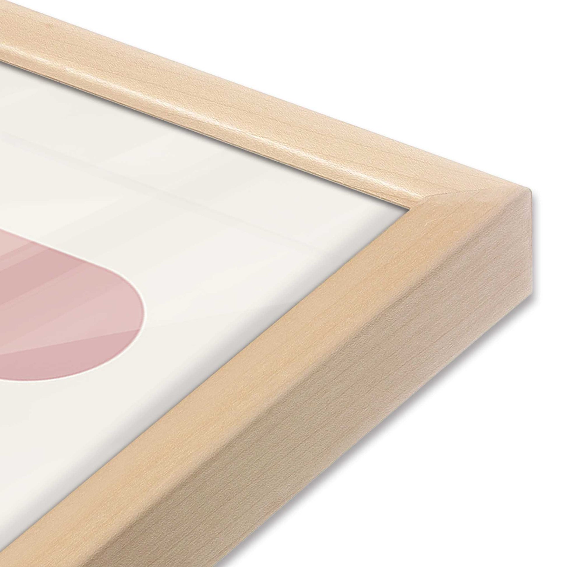 [Color:Raw Maple], Picture of art in a Raw Maple frame at an angle