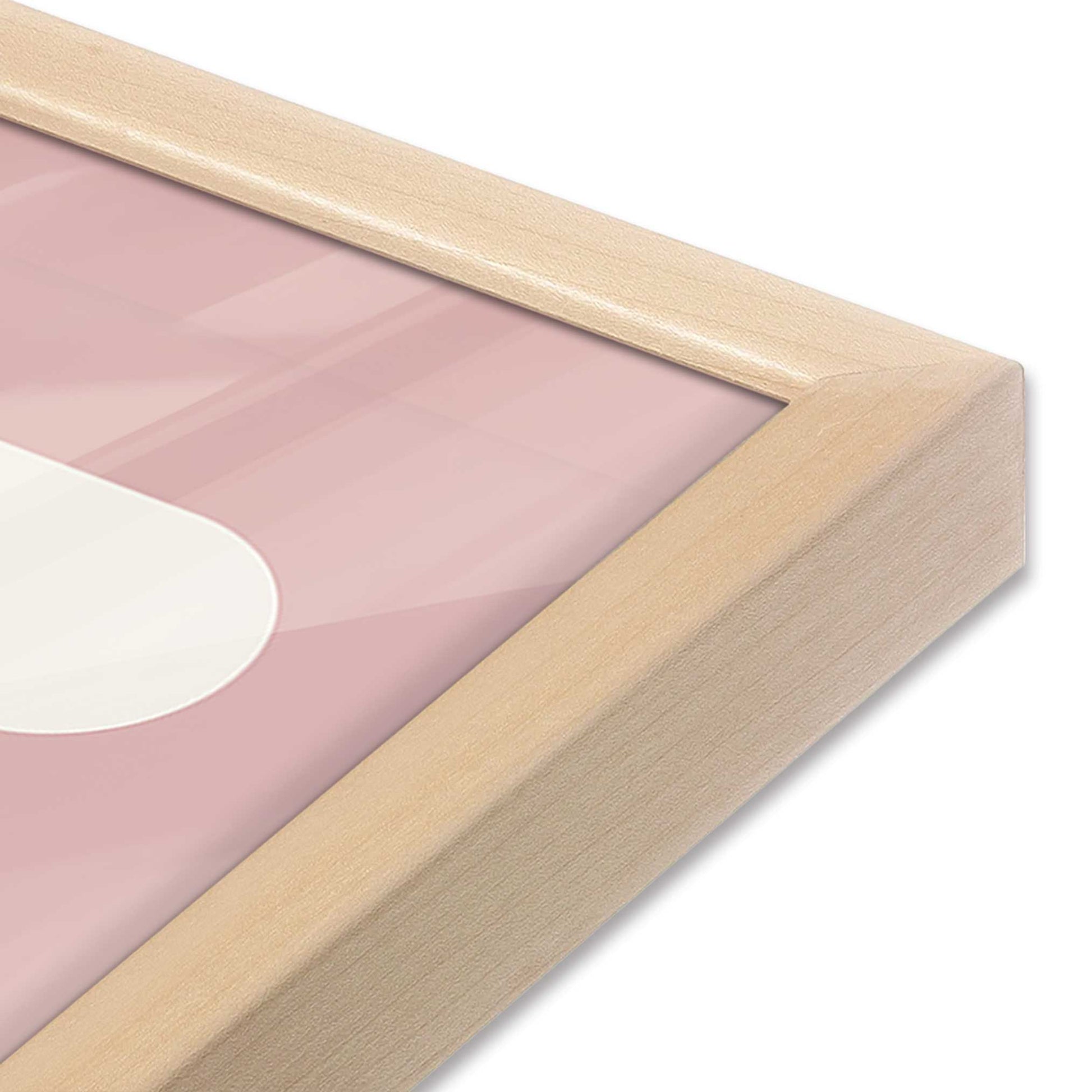 [Color:Raw Maple], Picture of art in a Raw Maple frame at an angle