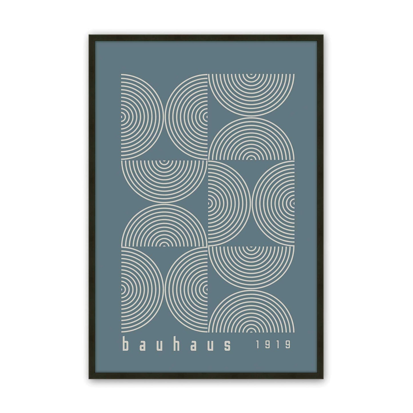 [Color:Satin Black], Picture of art in a Satin Black frame