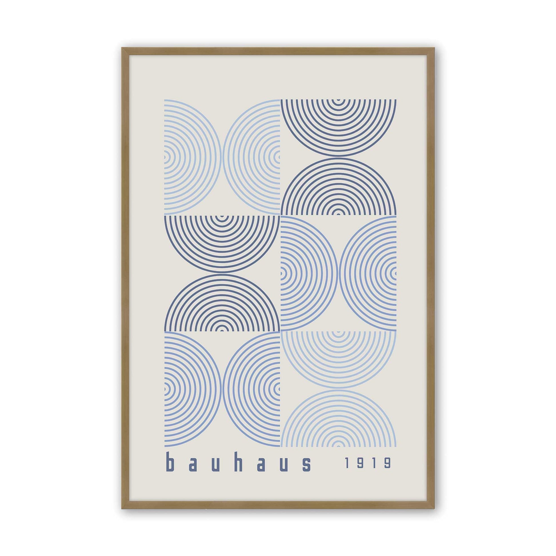 [Color:Brushed Gold], Picture of art in a Brushed Gold frame