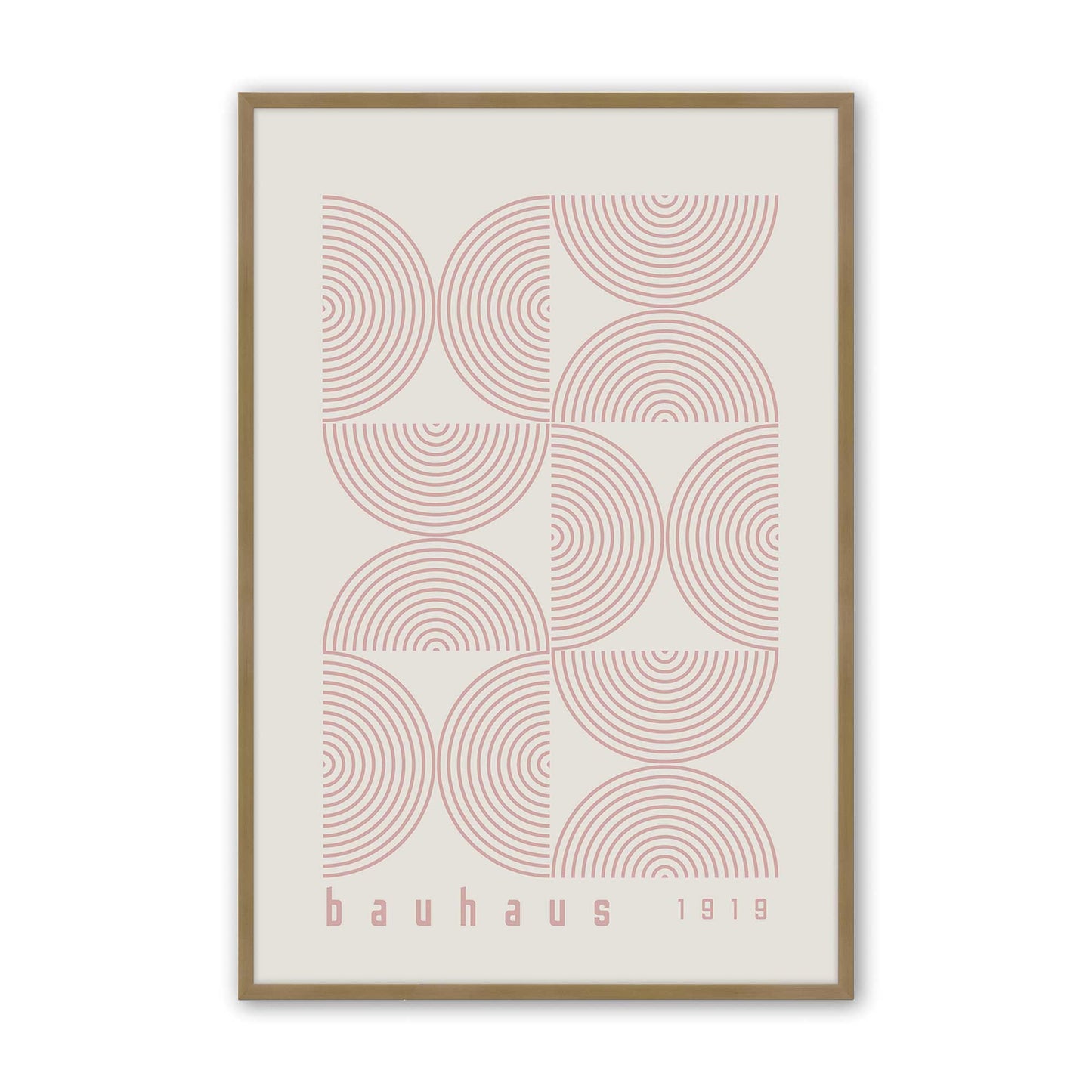 [Color:Brushed Gold], Picture of art in a Brushed Gold frame