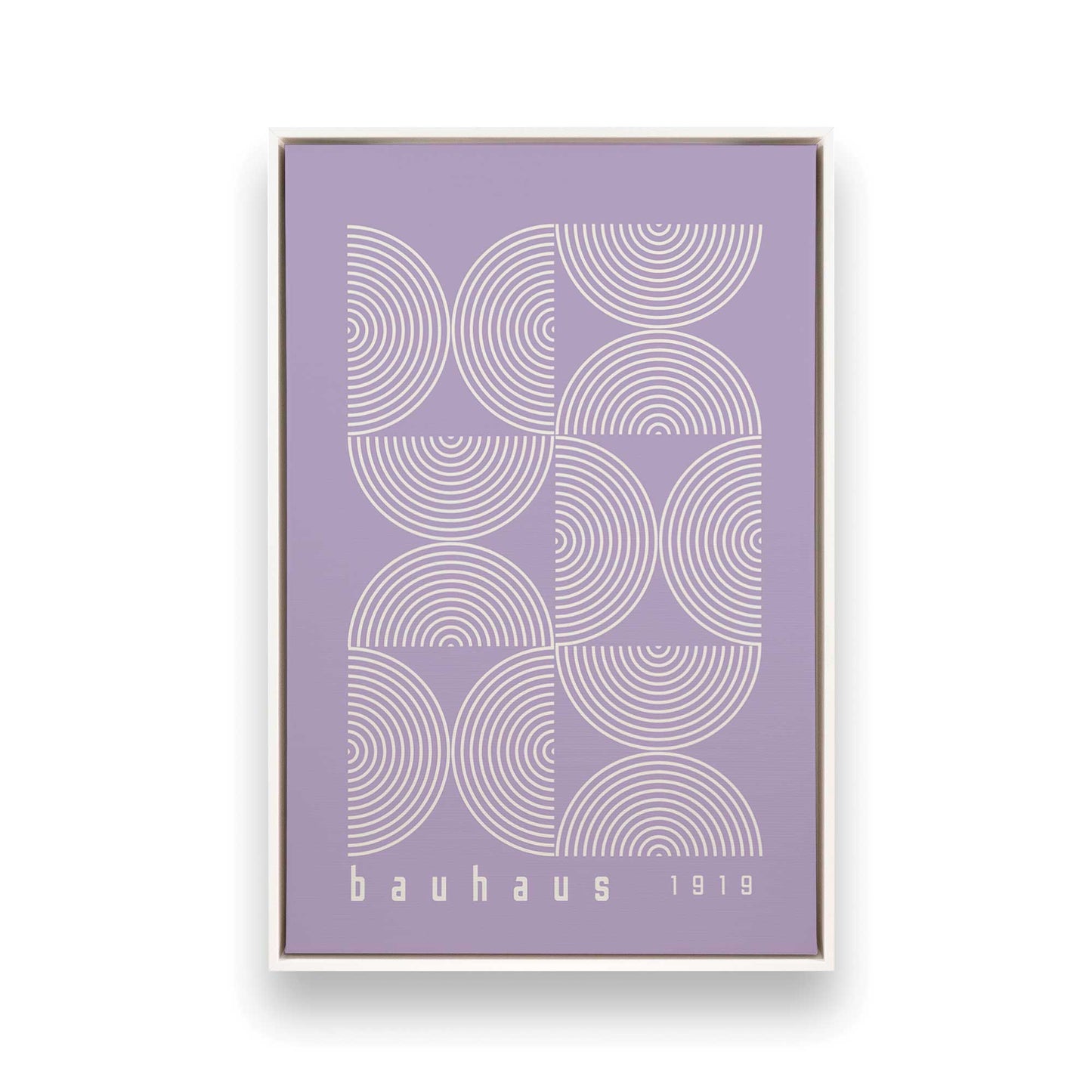 [Color:Opaque White], Picture of art in a White frame