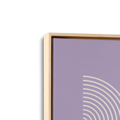 [Color:American Maple], Picture of art in a American Maple frame at an angle