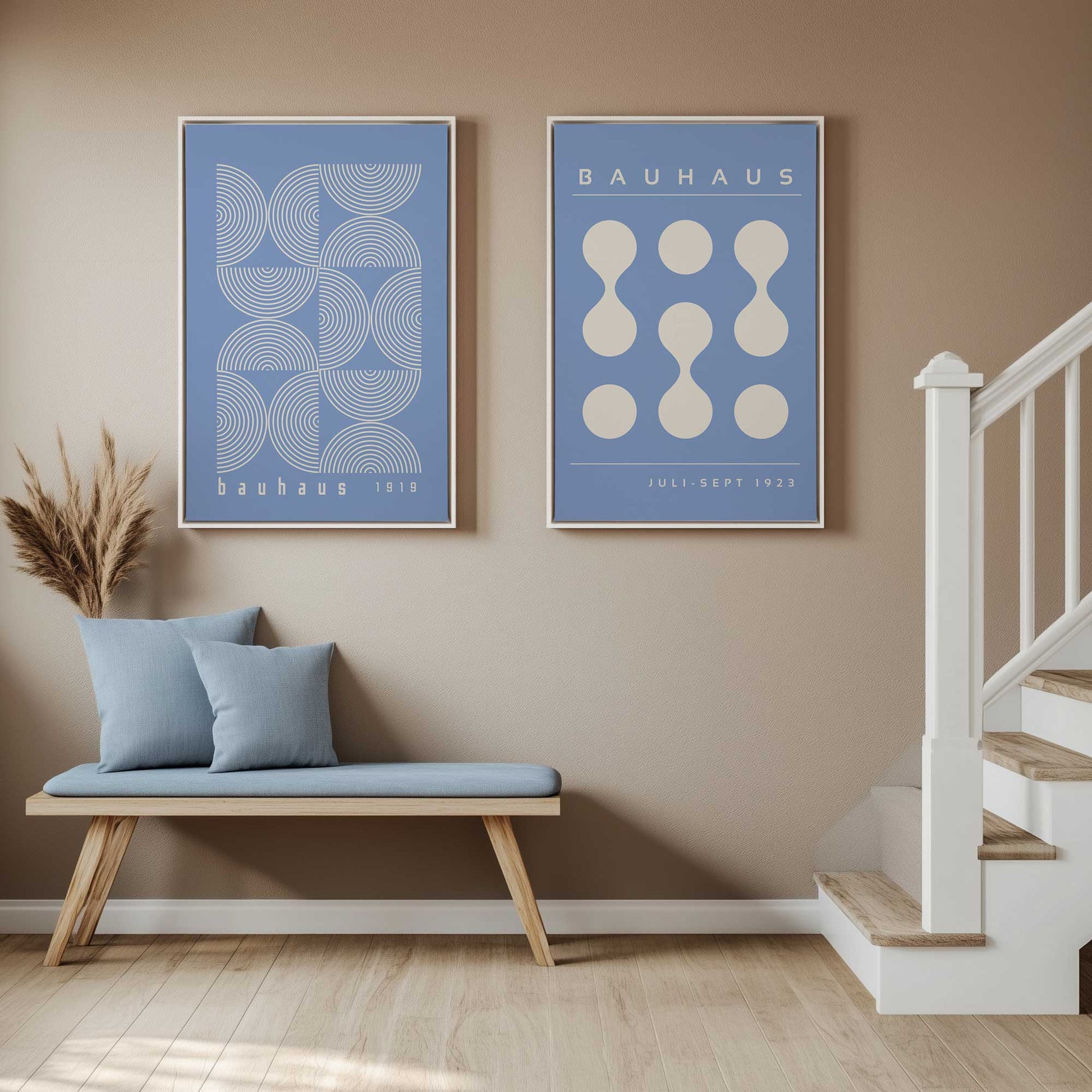 [Color:Opaque White], Picture of art in a White frame