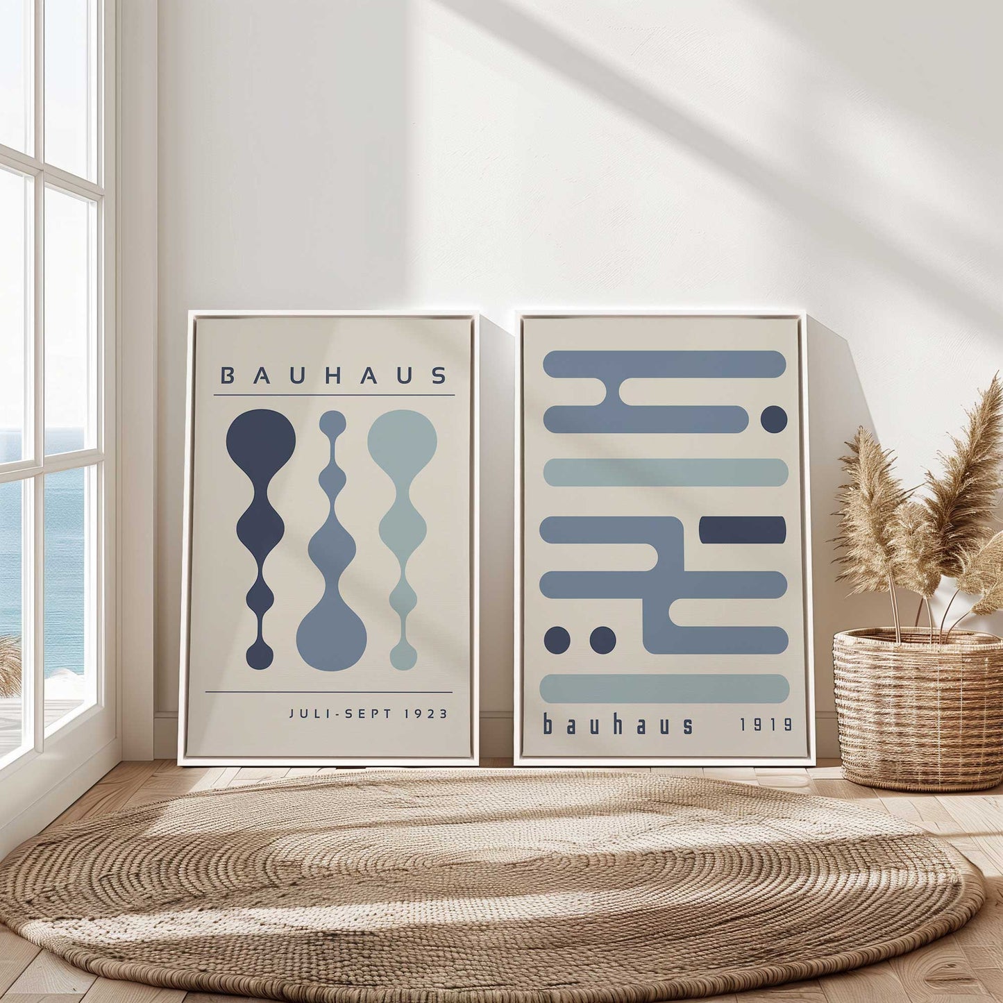 [Color:Opaque White], Picture of art in a White frame