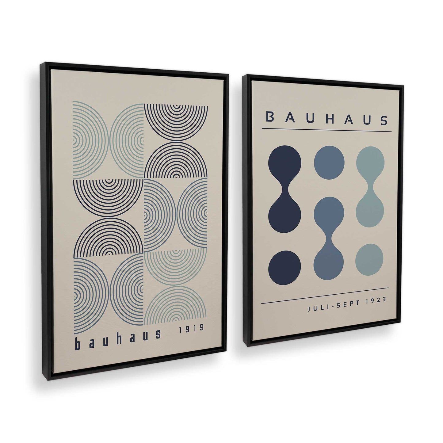 [Color:Satin Black], Picture of art in a Satin Black frame at an angle