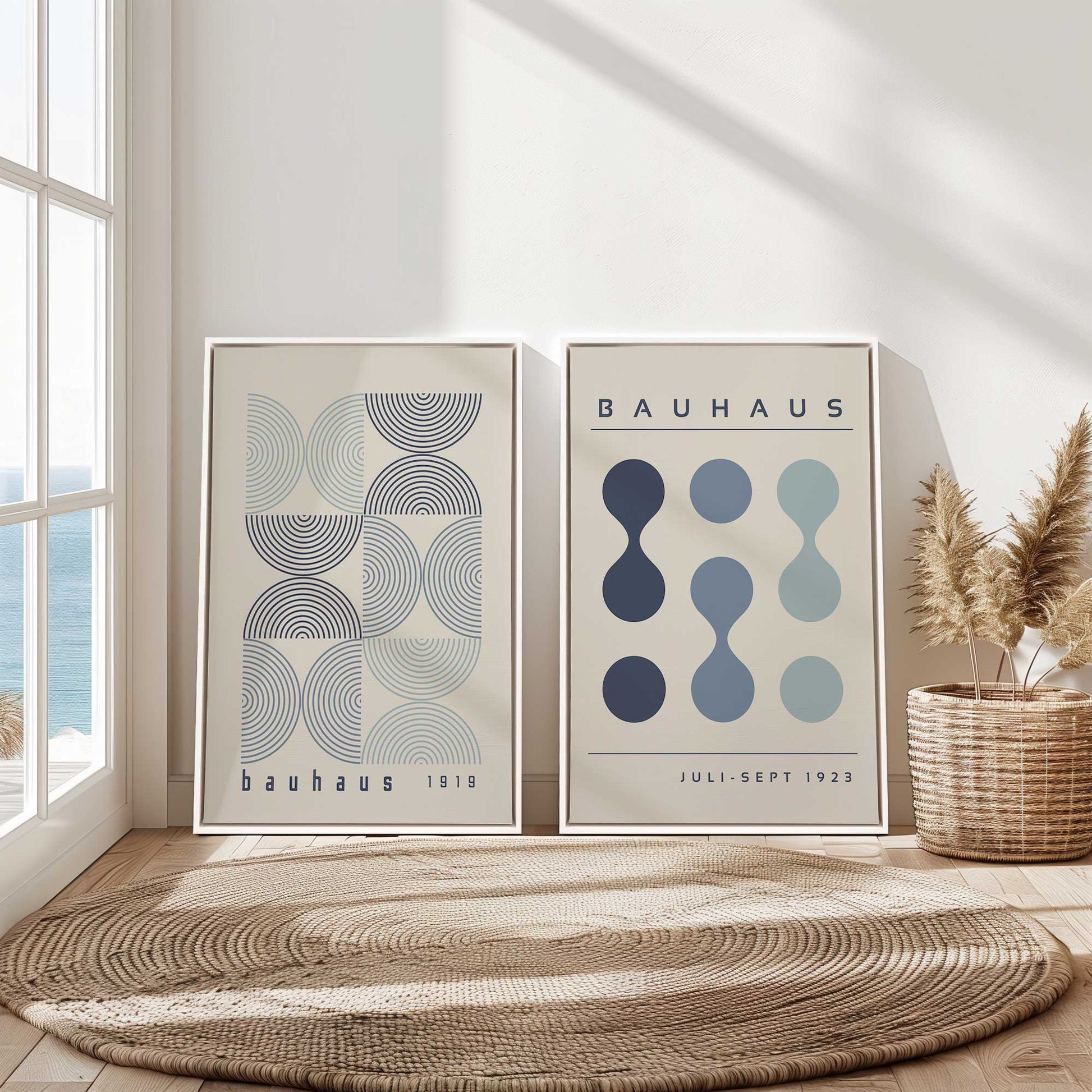 [Color:Opaque White], Picture of art in a White frame