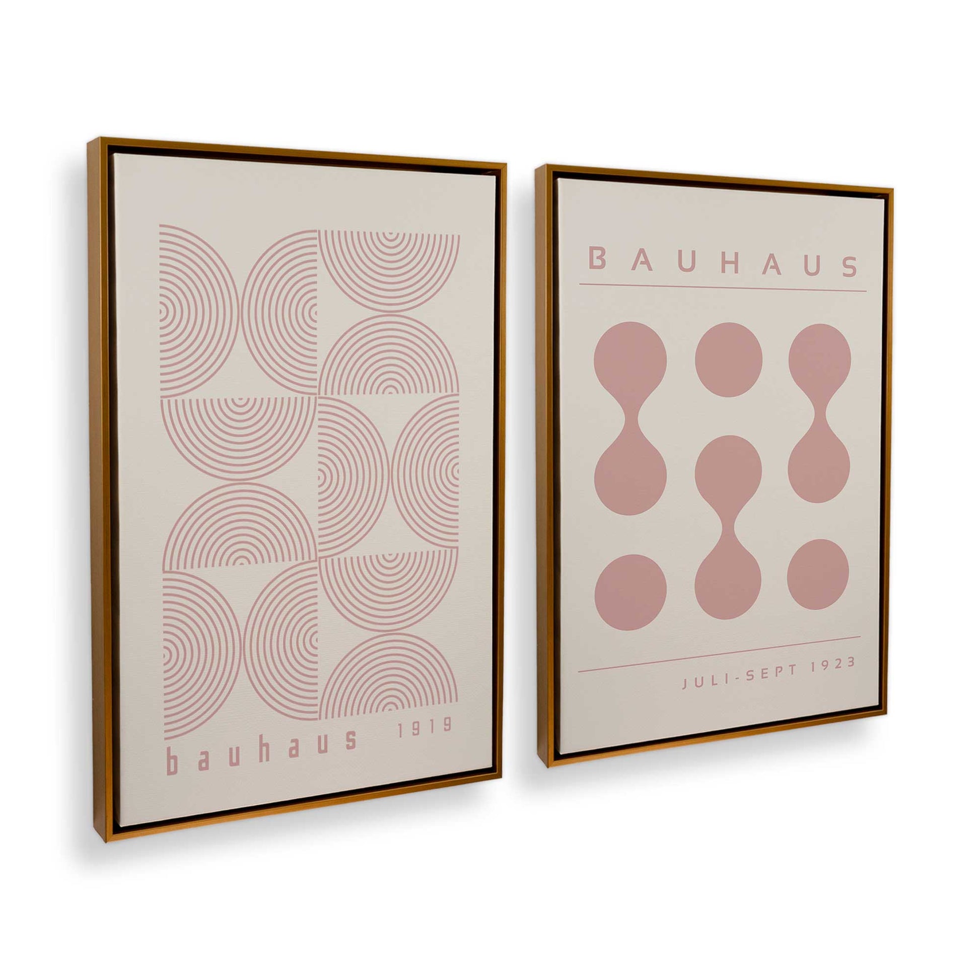 [Color:Polished Gold], Picture of art in a Polished Gold frame at an angle