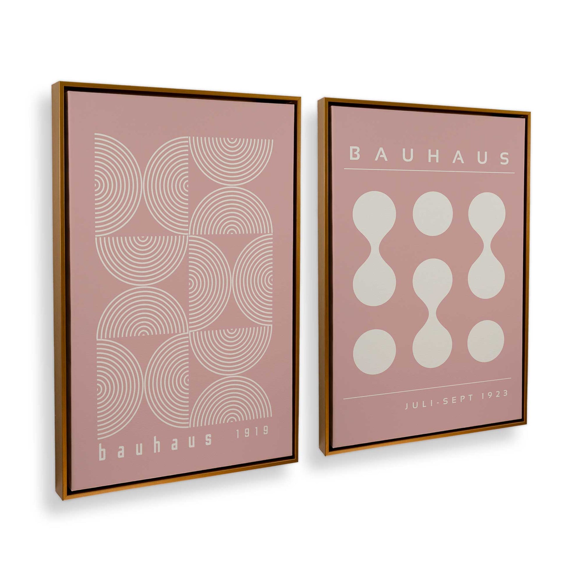 [Color:Polished Gold], Picture of art in a Polished Gold frame at an angle