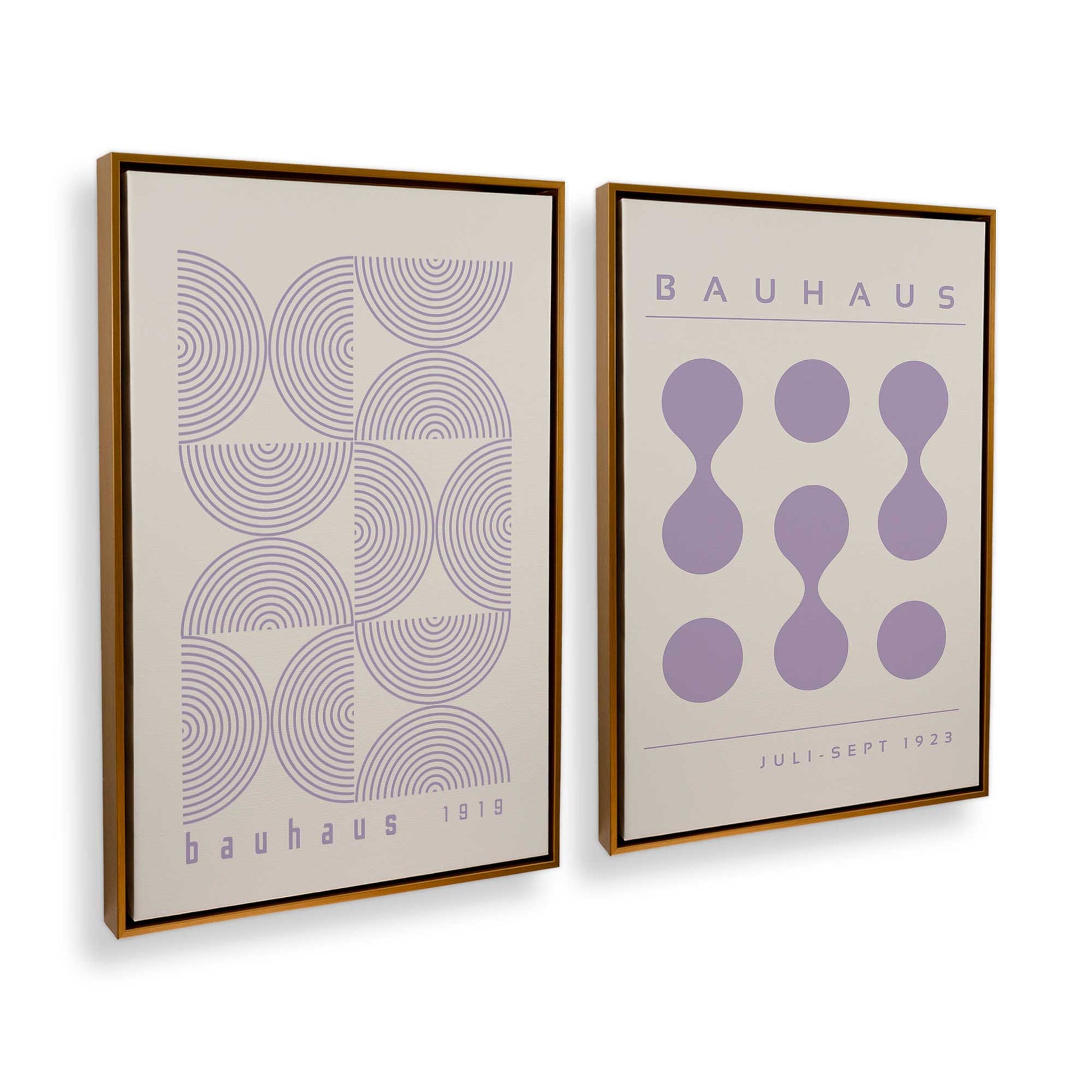 [Color:Polished Gold], Picture of art in a Polished Gold frame at an angle