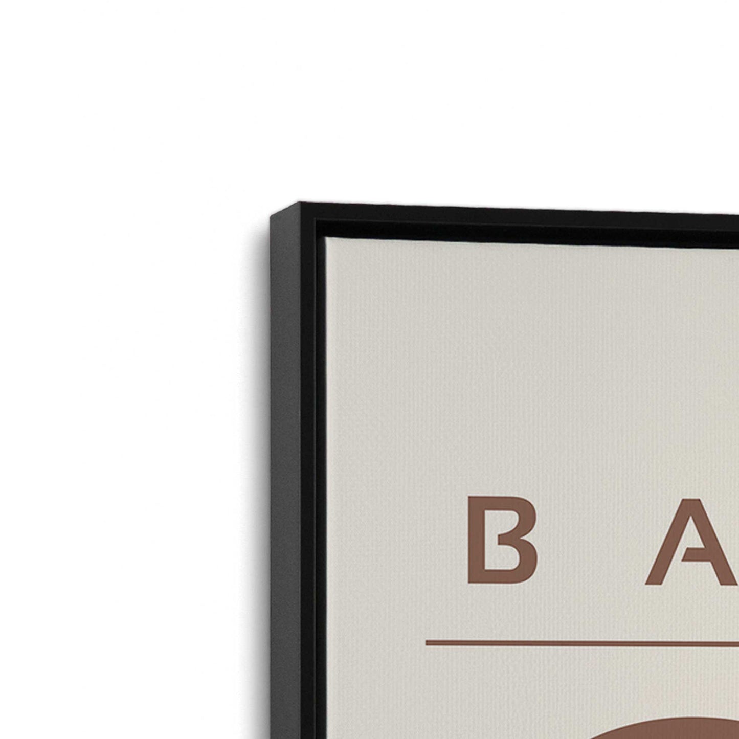 [Color:Satin Black], Picture of the corner of the art