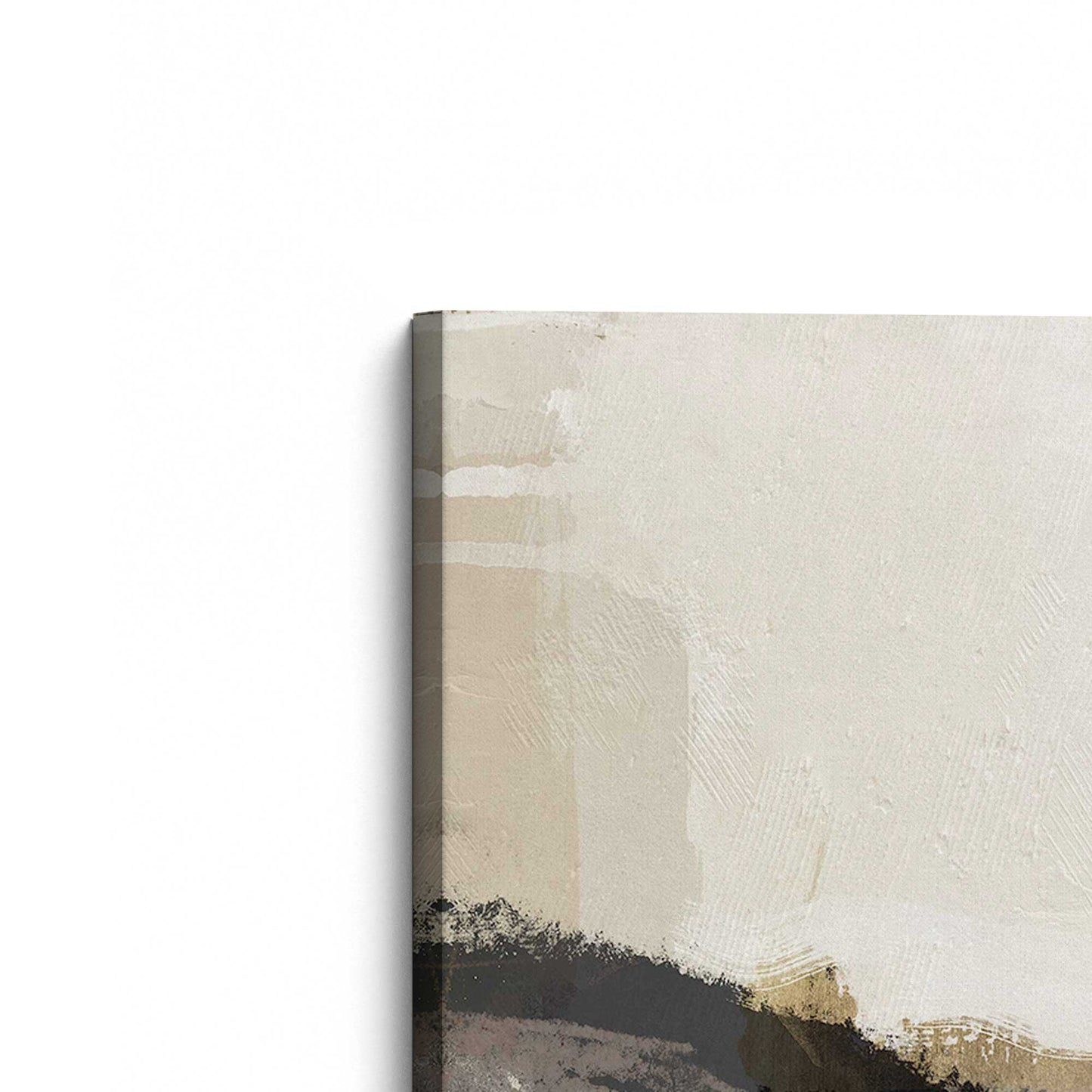 [Color:Stretched Canvas], Picture of the corner of the art