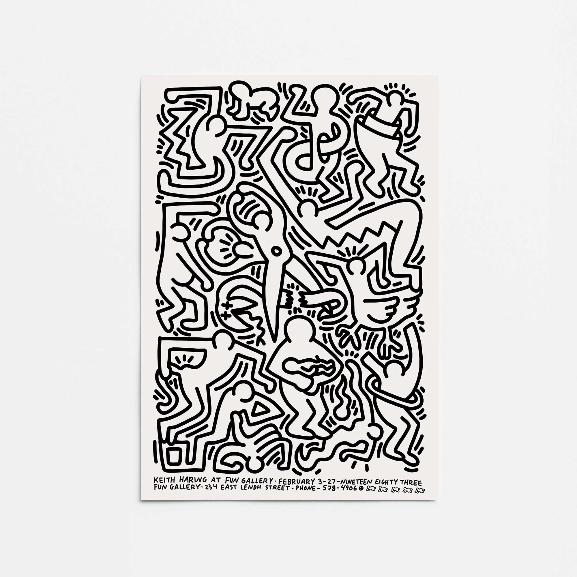 Abstract People #1 Promotional Rolled Print – Frametolia.