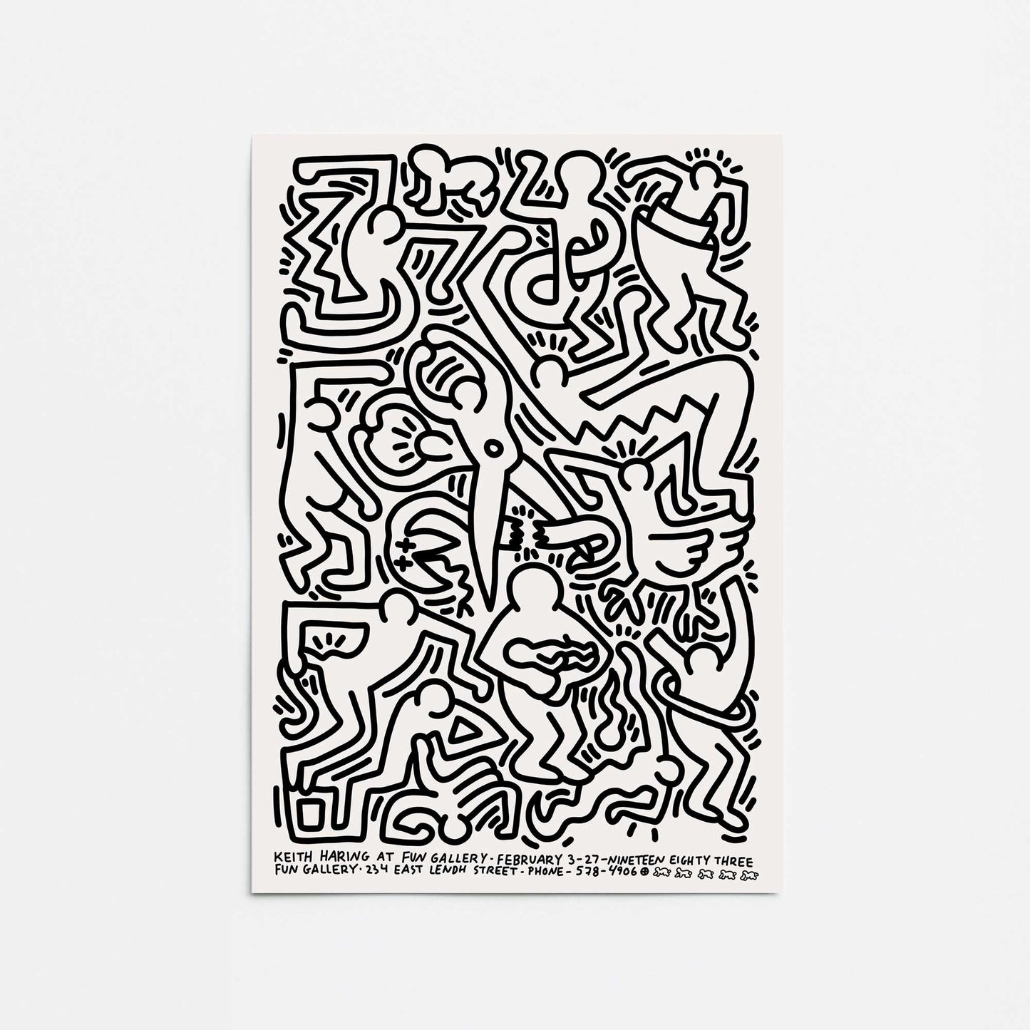 Abstract People #1 Promotional Rolled Print