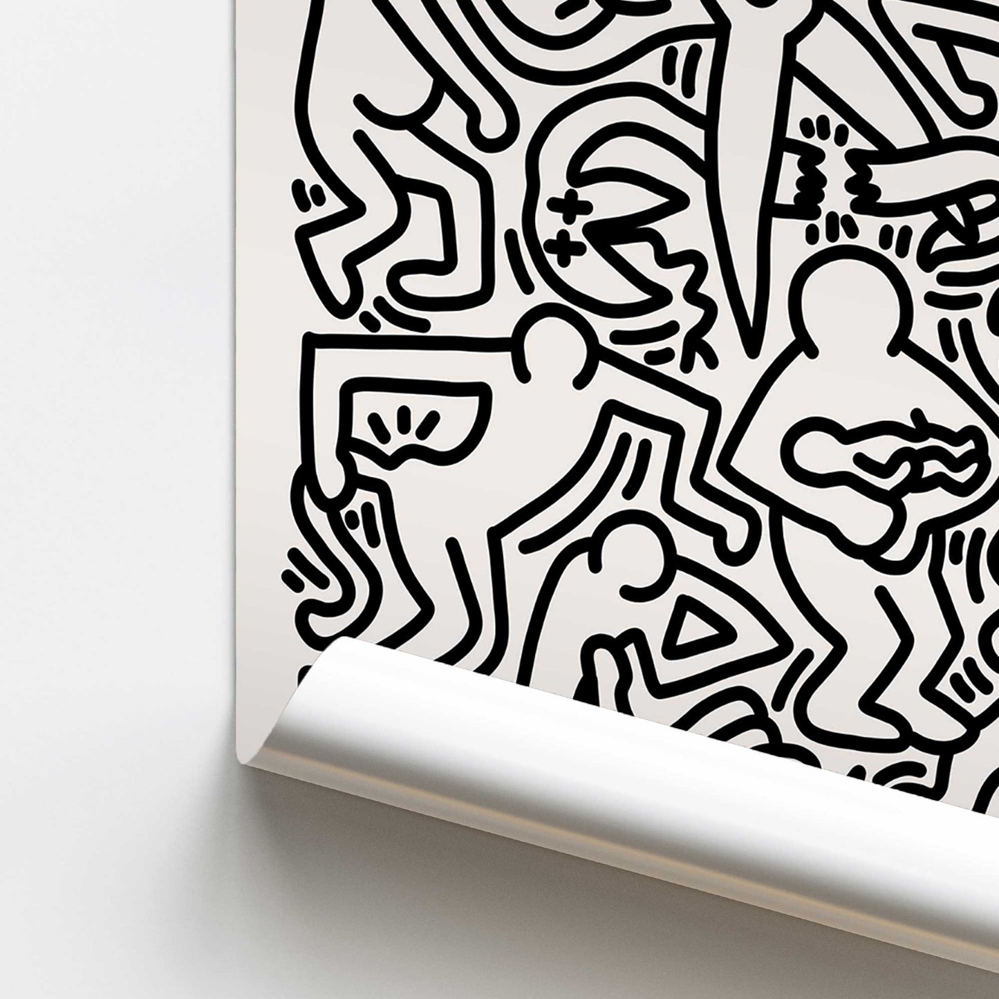 Abstract People #1 Promotional Rolled Print