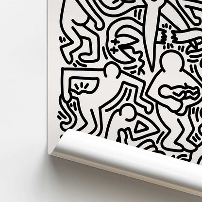 Abstract People #1 Promotional Rolled Print