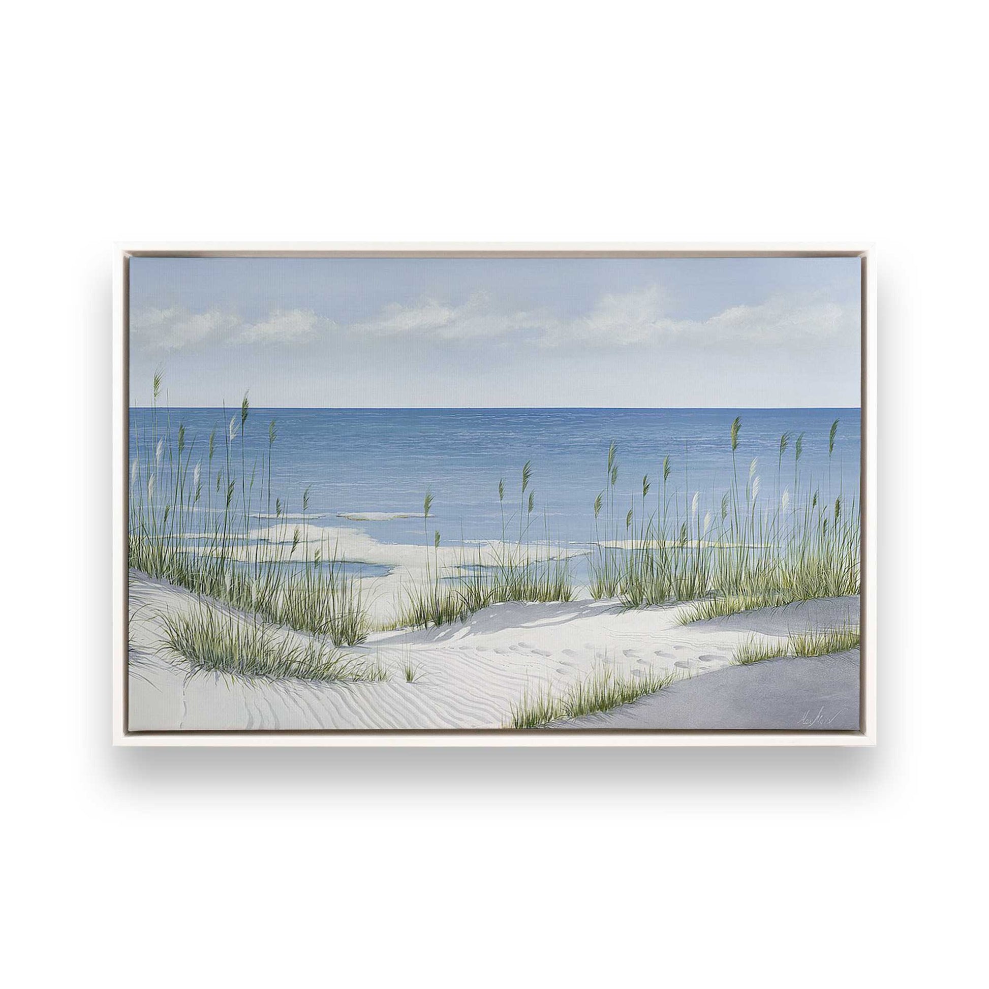 [Color:White], Picture of art in a White frame