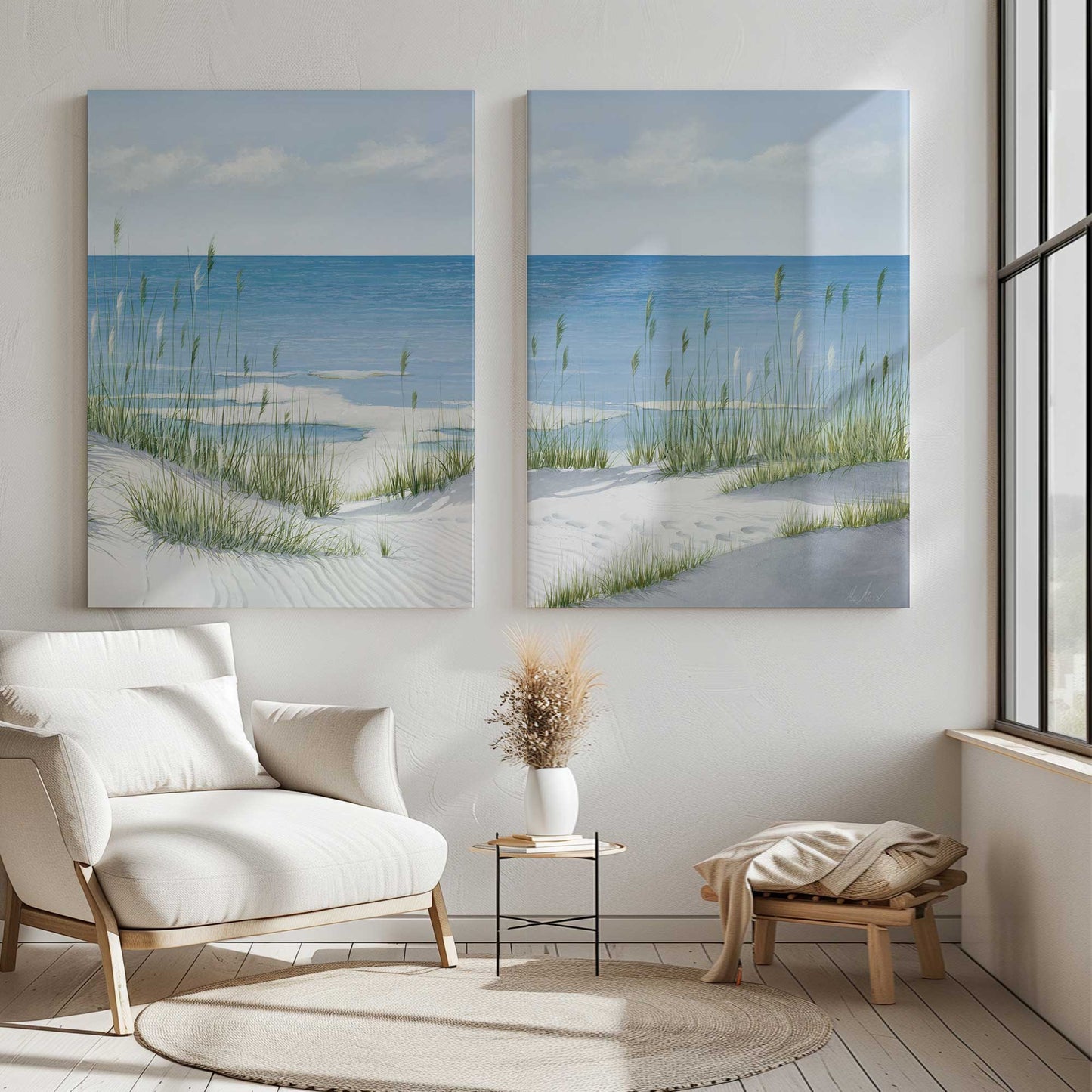 [Color:Stretched Canvas], Picture of art in a room