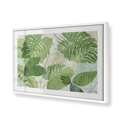 [Color:Opaque White], Picture of art in a Opaque White frame at an angle