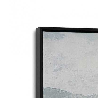 [Color:Satin Black], Picture of art in a Satin Black frame at an angle