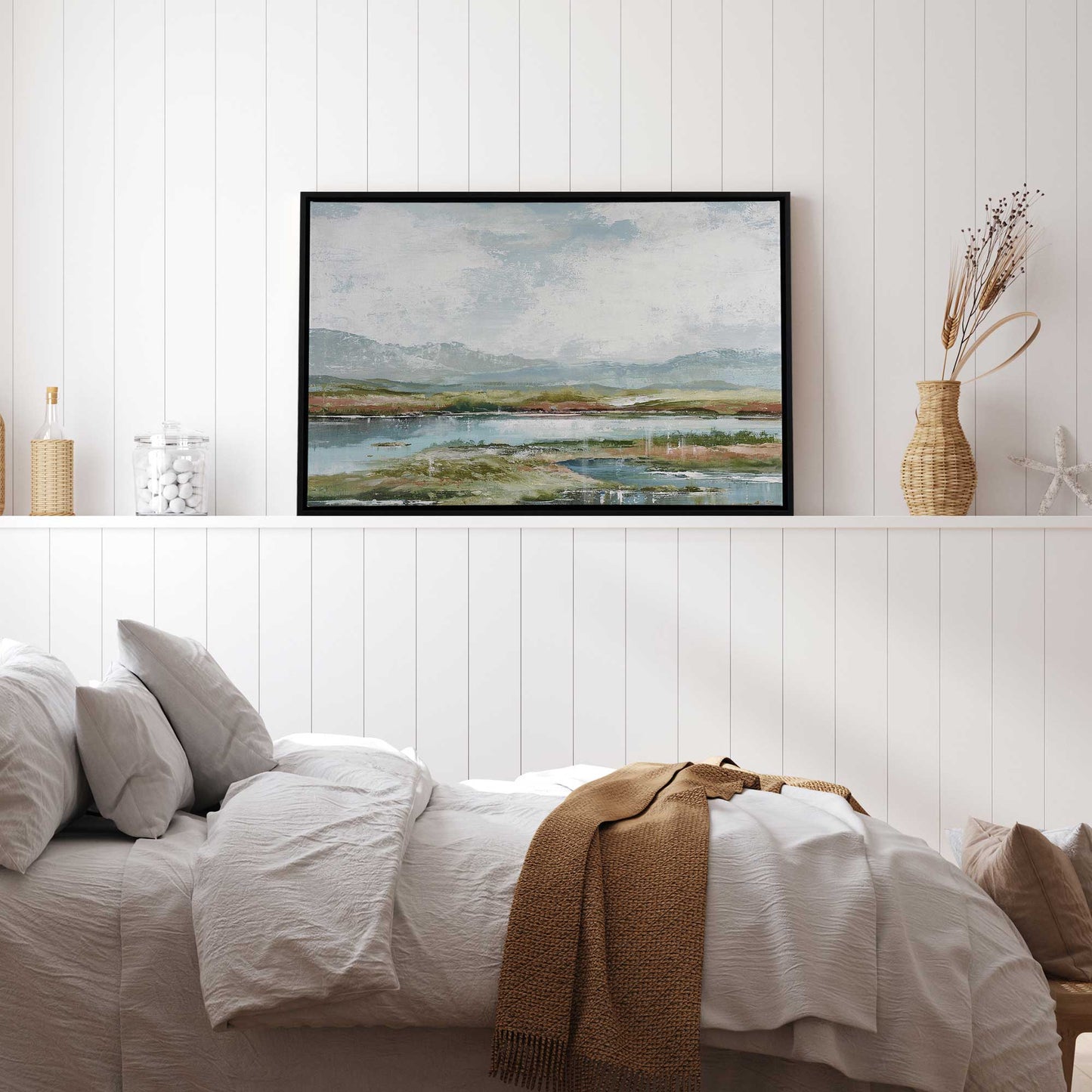 Lakeside Afternoon Delight Print on Canvas