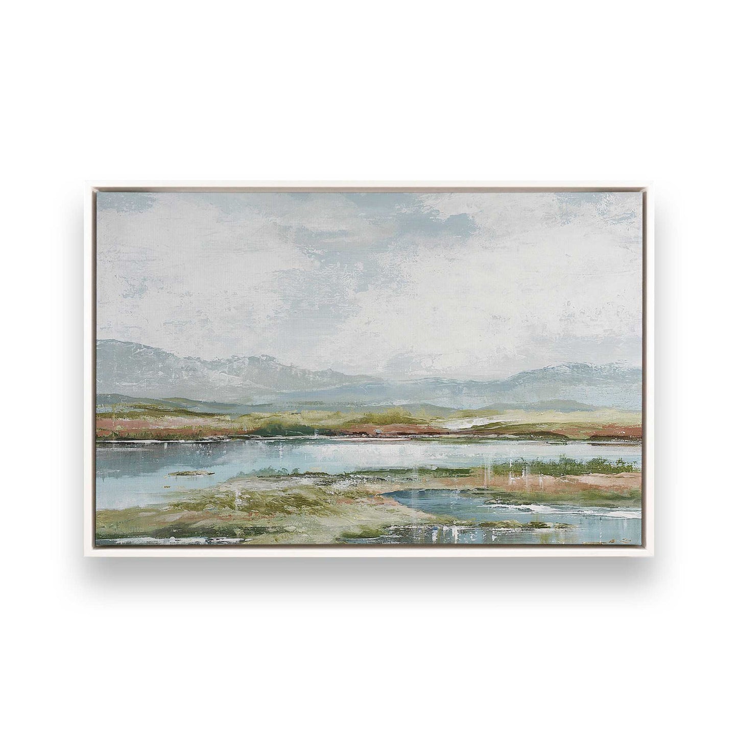 [Color:White], Picture of art in a White frame