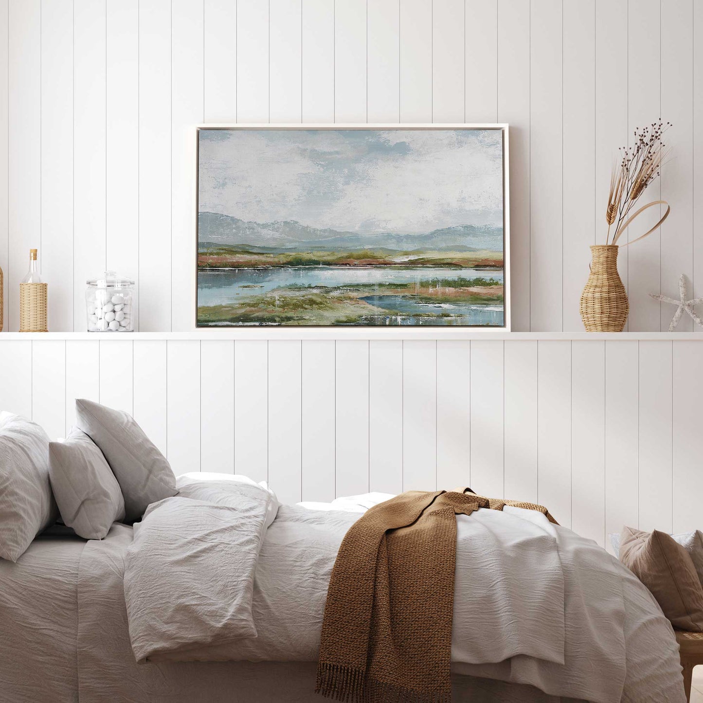 Lakeside Afternoon Delight Print on Canvas
