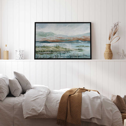 Lakeside Afternoon Enchantment Print on Canvas