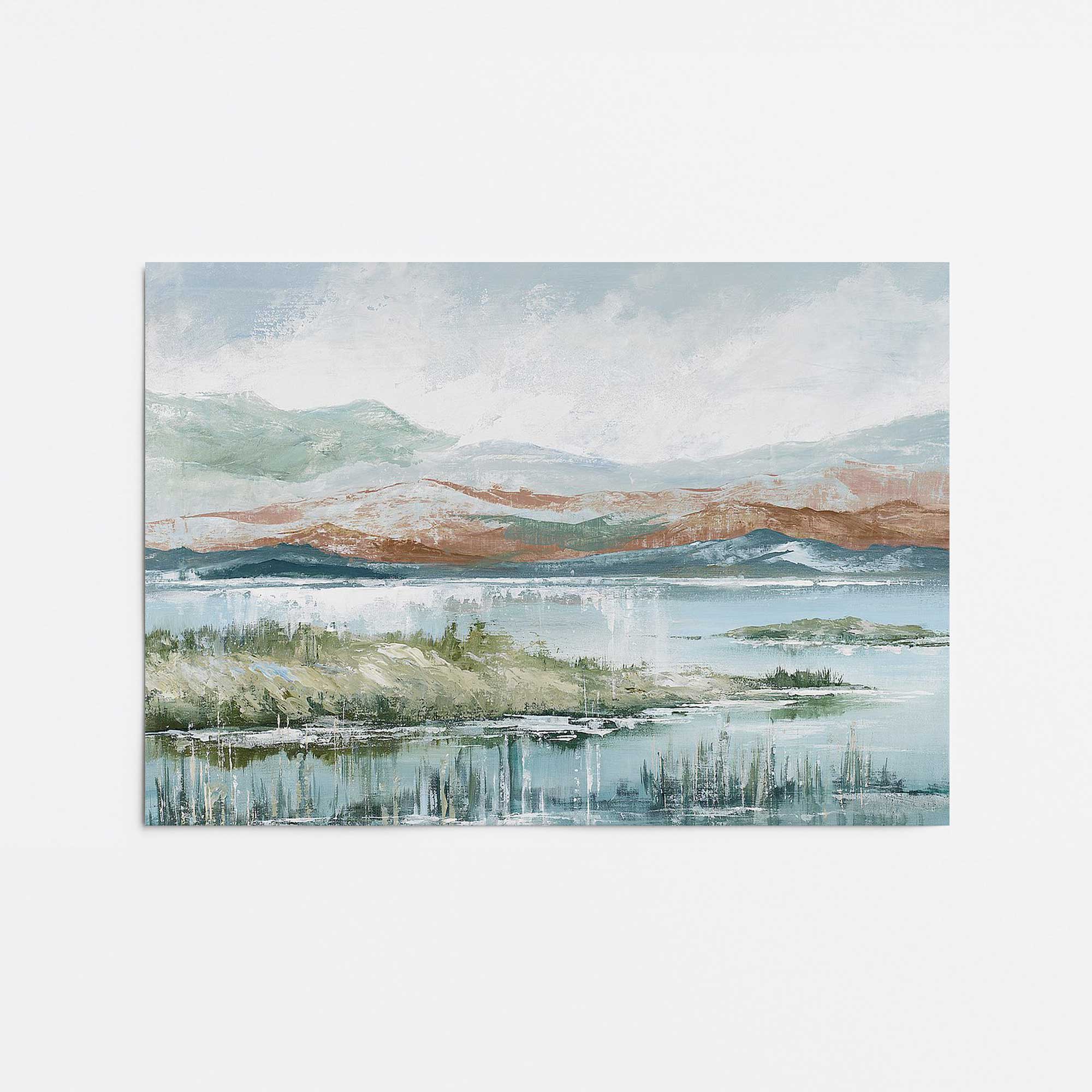 lakeside afternoon enchantment print