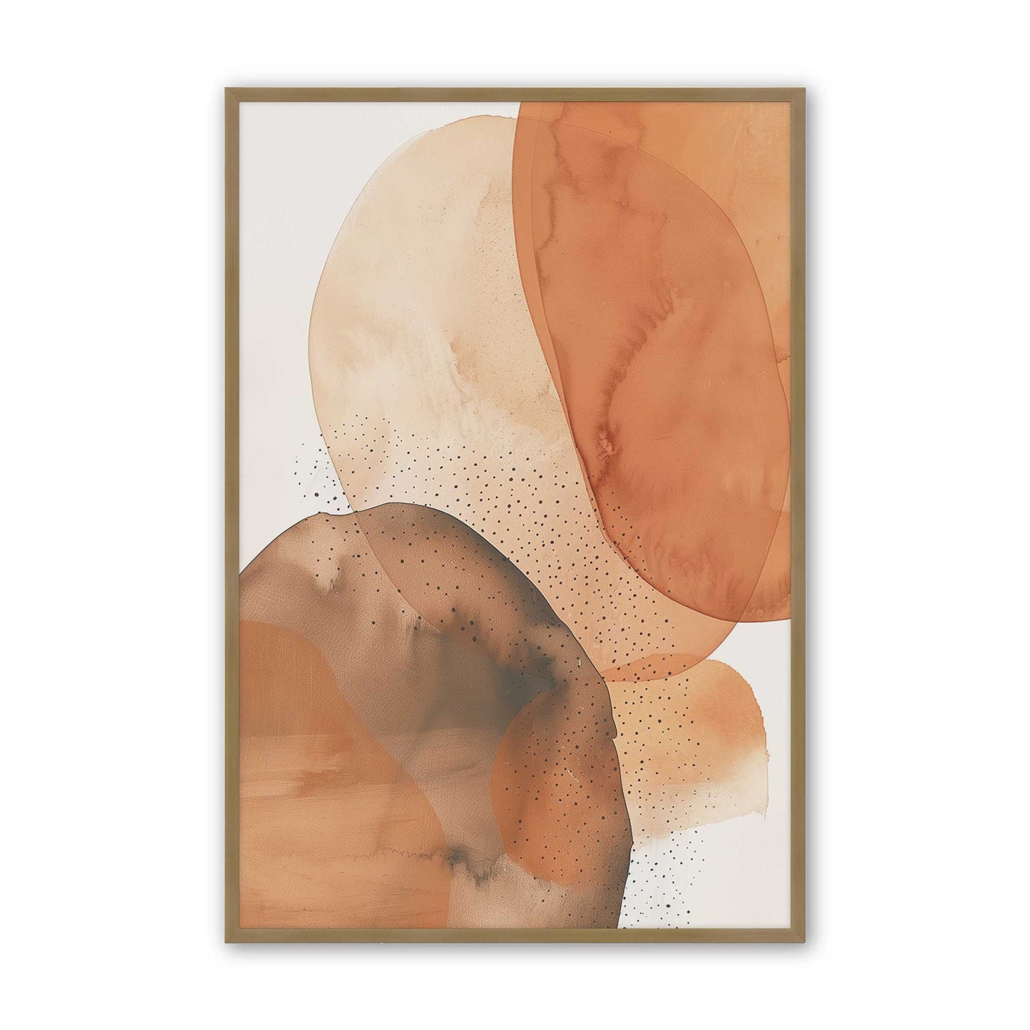 [Color:Brushed Gold], Picture of art in a Brushed Gold frame