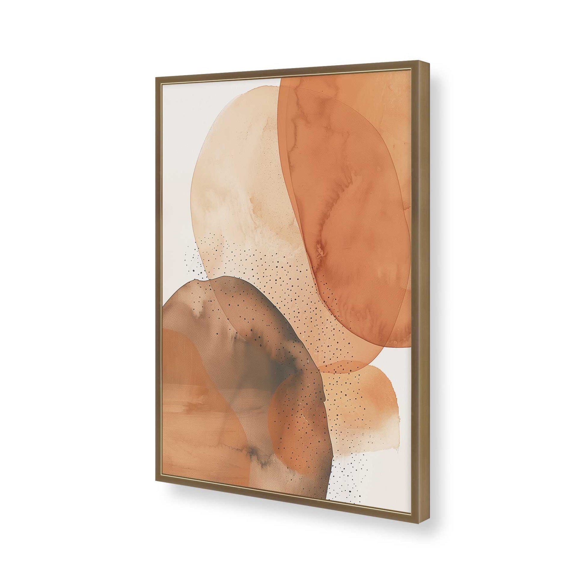 [Color:Brushed Gold], Picture of art in a Brushed Gold frame of the corner